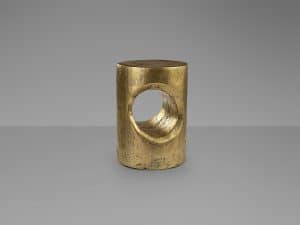 HOLE - GOLDEN SIDE TABLE