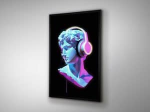 Bust LED Wall Art