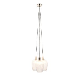 Nettie Three Light Pendant- Nickel