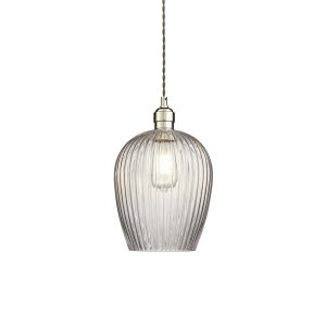 Theodore Polished Nickel Pendant
