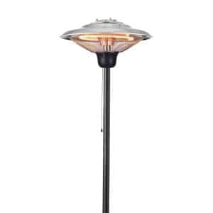 Coral 1500w FS Carbon Elem Patio Heater Silver