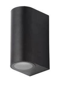 Iona 2 Light Up and Down Outdoor Wall Light - Black