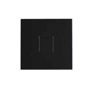 Ikonects Decorative glass switch - 2 Gang