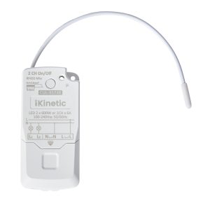 RF 2 Channel Kinetic Switch On/Off Receiver Non-dim