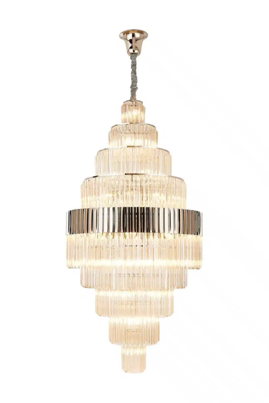 Polished Nickel / Cognac