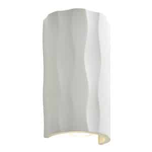 Toledo Lrg Up/Down Plaster Wall Light White
