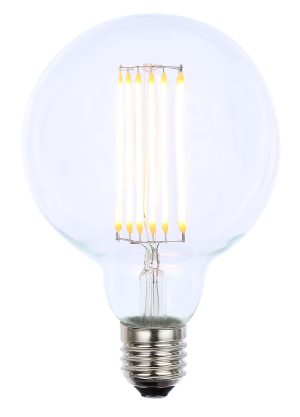 LED vintage large globe 6W E27 Clear
