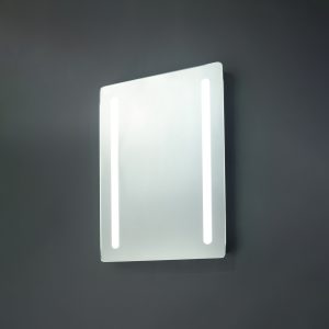 Ecti LED Bathroom Mirror Wall Light with Shaving Socket - Chrome