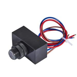 Adra Outdoor Dusk to Dawn Light Sensor - Black