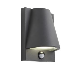 Vesoul Outdoor Wall Light with PIR Sensor, Anthracite
