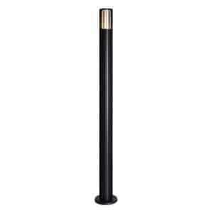 Muto Adjustable Outdoor Post Light, Black