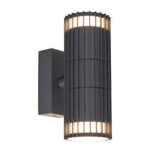 Muto Outdoor Up and Down Wall Light, Anthracite