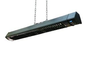 Jet Vari Watt Dual Mount Heater w PIR IP55 Blk