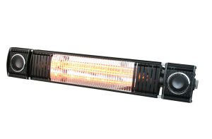 Flint 2kW Wall Heater w W/lss Spkr & remote Blk