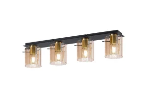 Reece Four Light Flush Linear