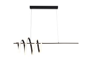 Sword LED Pendant, Black Metal
