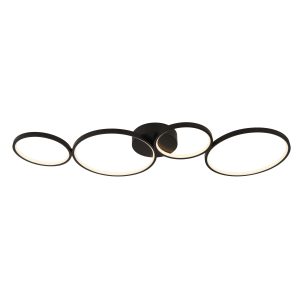Cirque 4Lt Ring Flush  - Black Metal