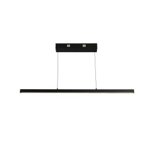 Layla Gesture Control Pendant - Black Metal & Opal Acrylic