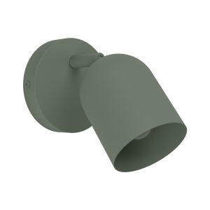 EGLO Tilston Steel Minimalist Single Wall Spotlight, Green