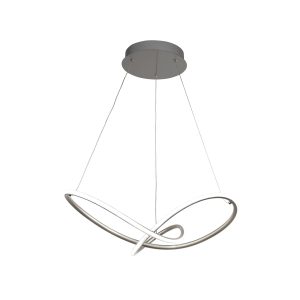 Magic Pendant - Satin Silver Metal