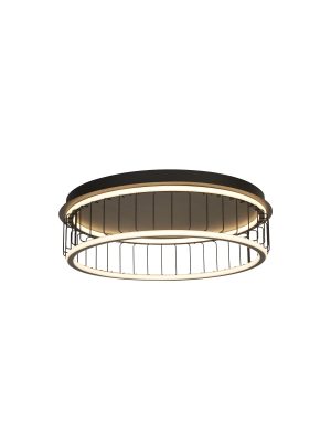 Circolo Cage Flush - Black Metal & White Silicon