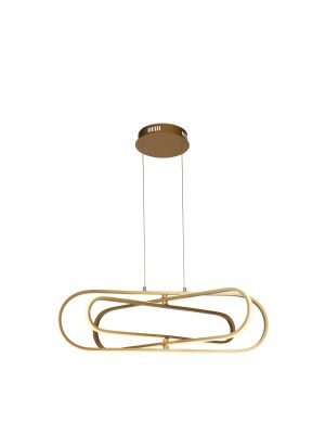 Clip Pendant - Gold Metal