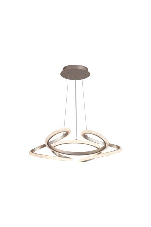 Doodle LED Pendant, Champagne Metal