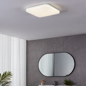 EGLO Frania-S Plastic With Crystal Effect LED Ceiling Light