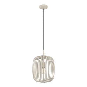 EGLO Romazzina Sandy-coloured Caged Single Pendant Light
