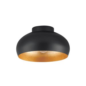 EGLO Mogano 2 Ø280 Black/Gold Ceiling Light