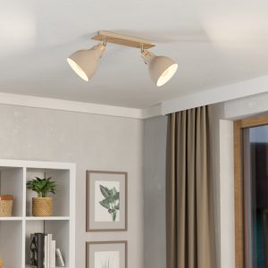 EGLO Arrecife Steel Sandy Contemporary Wall 2 Light Spot