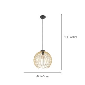 EGLO Venezuela Gold Steel Pendant Light