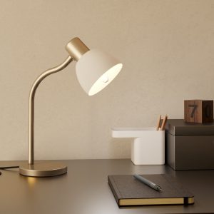 EGLO Macere  White Glass Classic Table Lamp