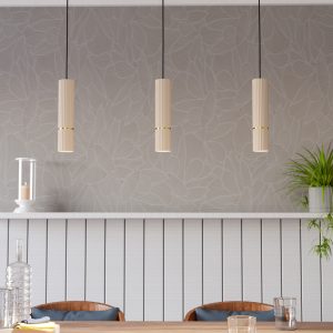 EGLO Caminia Sandy Steel Monochrome 3 Light Pendant