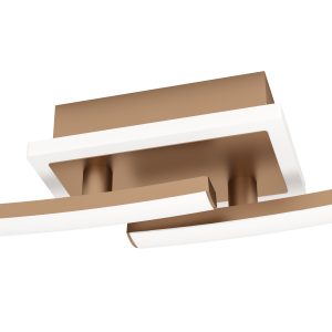 EGLO Lungolago Bronze Steel Minimalist Ceiling Light