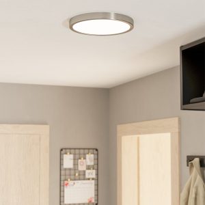 EGLO Fueva 6 Chrome LED Ceiling Light, 27cm