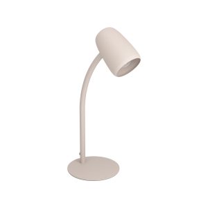 EGLO Carlo Modern Steel Flexible Desk Lamp, Sandy