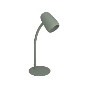 EGLO Carlo Modern Steel Flexible Desk Lamp, Green