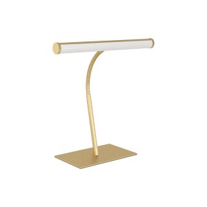 EGLO Riccione LED Tuneable White Desk Lamp, Gold