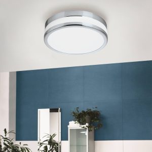 EGLO Palermo LED White/Chrome Wall/Ceiling Light