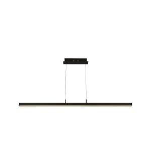 Tribeca  Bar Pendant  - Black Metal