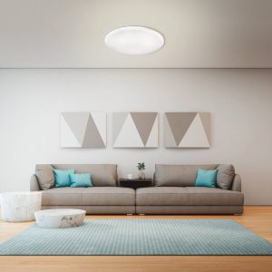 EGLO Frania-S LED Rounded Crystal effect Wall/Ceiling Light