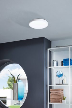 EGLO Fueva 5 1-Light LED White Circular Ceiling Light