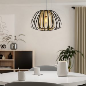 Eglo Encinitos Black/Gold Modern Pendant Light