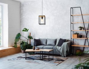 EGLO Libertad 1-Light Caged Black And Wooden Single Pendant