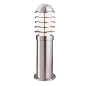 Louvre Outdoor Post - Stainless Steel Metal & Polycarbonate
