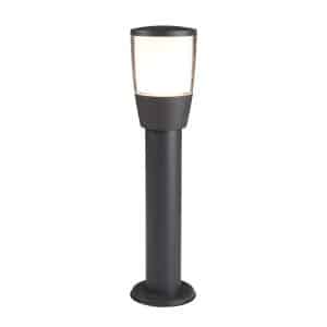 Tucson Outdoor Post - Grey Metal & Polycarbonate