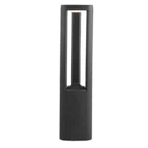Michigan Outdoor Post - Dark Grey Metal & Polycarbonate
