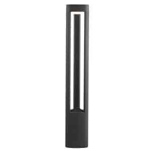 Michigan Outdoor Post - Dark Grey Metal & Polycarbonate
