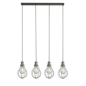 Balloon 4Lt Bar Pendant - Pewter Metal